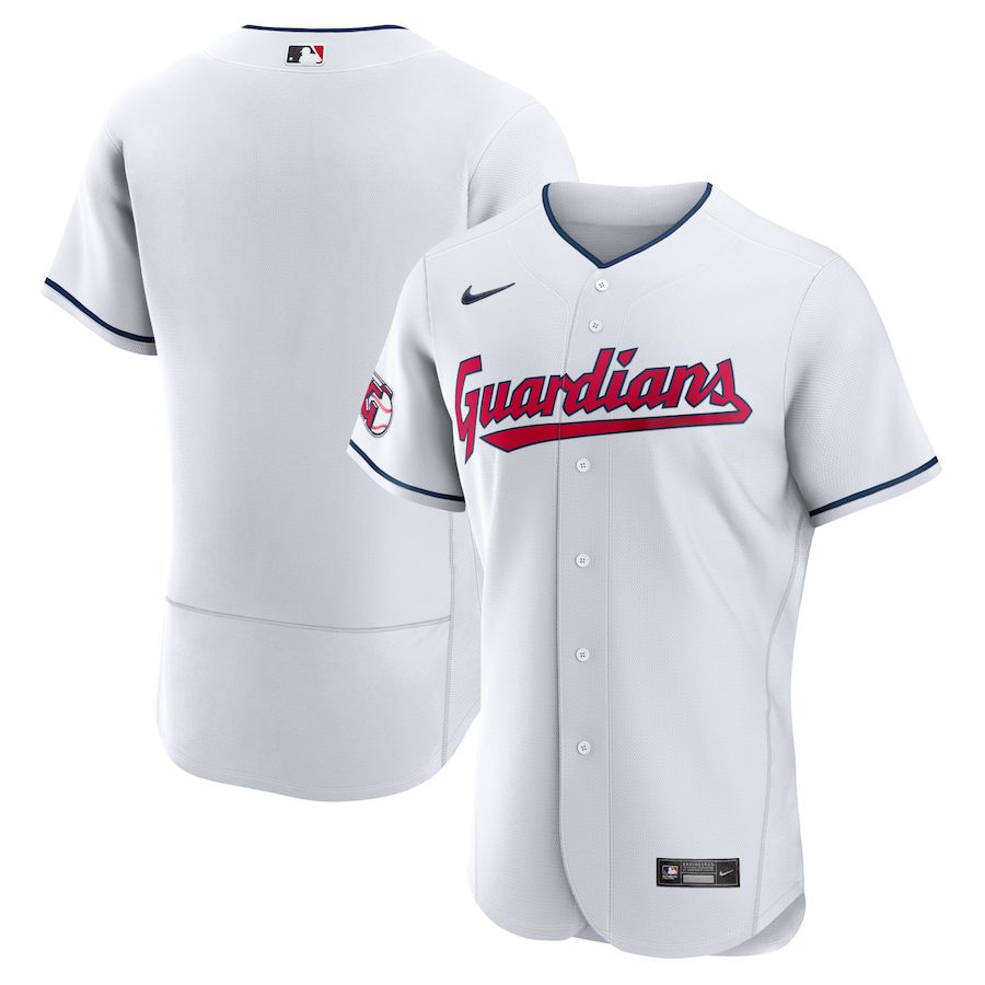 Men Cleveland Guardians Nike White Home Authentic Team MLB Jersey->cleveland indians->MLB Jersey